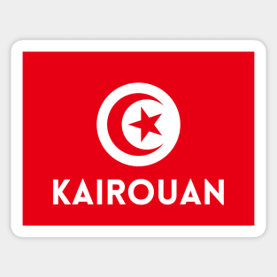 Kairouan City in Tunisian Flag Sticker